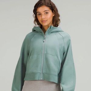 Lululemon Oversized Full Zip Up Scuba Hoodie Sz XL/XXL in Tidewater Teal